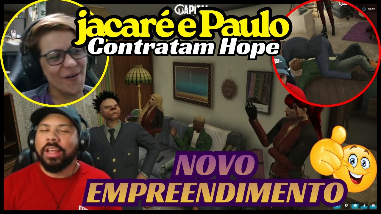 JACARÉ E PAULO ENCONTRAM HOPE JOY E VÃO PRA CASA DO JACA, E LÁ FOI PURA RESENHA.