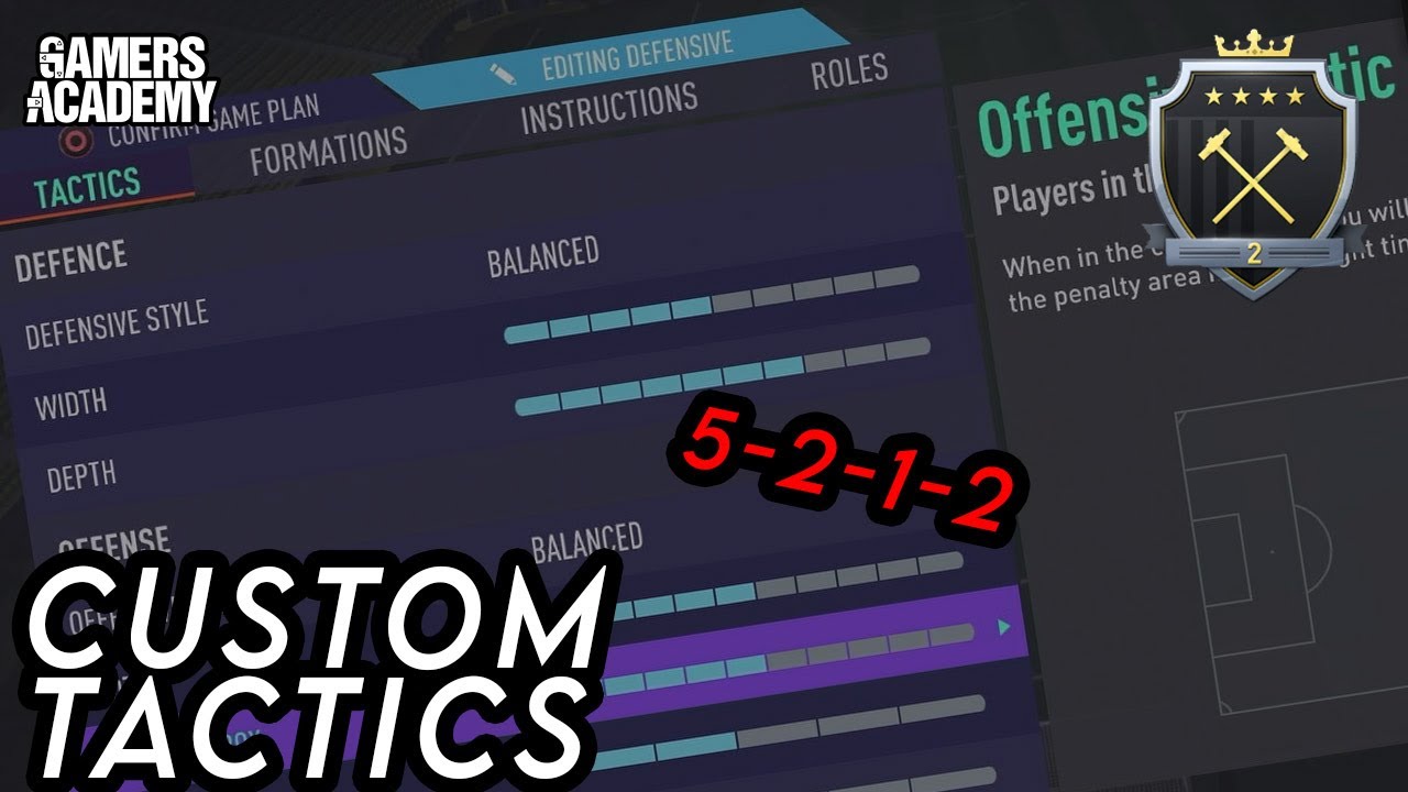 5-2-1-2 ELITE META CUSTOM TACTICS + PLAYER INSTRUCTIONS 🔥 - FIFA21 ULTIMATE TEAM