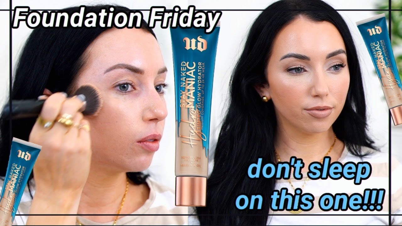 THIS SURPRISED ME! *new* Urban Decay Hydromaniac Glowy Tinted Hydrator Foundation Review