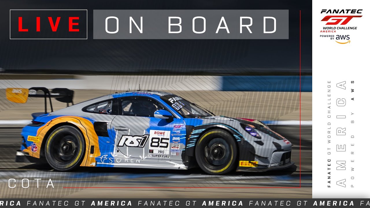 LIVE | OB CAR 85 | Race 1 | Circuit of The Americas | Fanatec GT America powered by AWS 2024