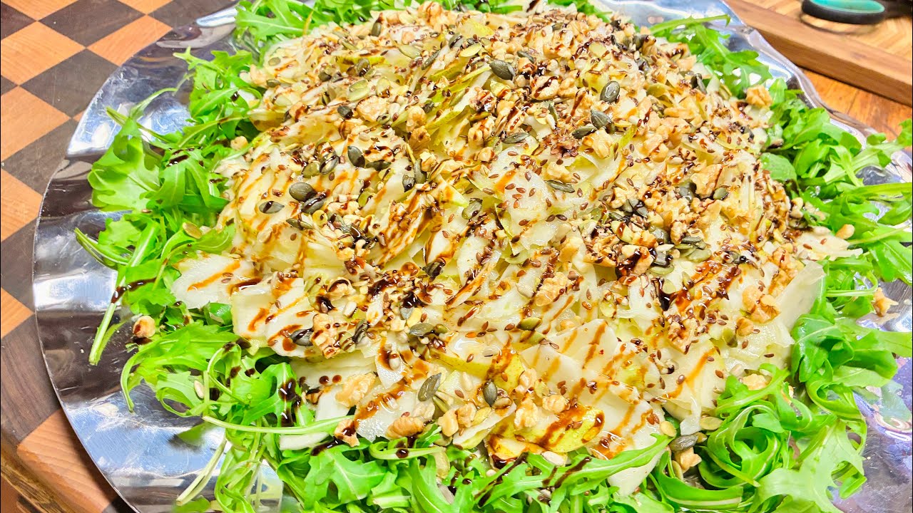 L’insalata più buona al mondo,finocchi pere e tant’altro .divina ￼￼