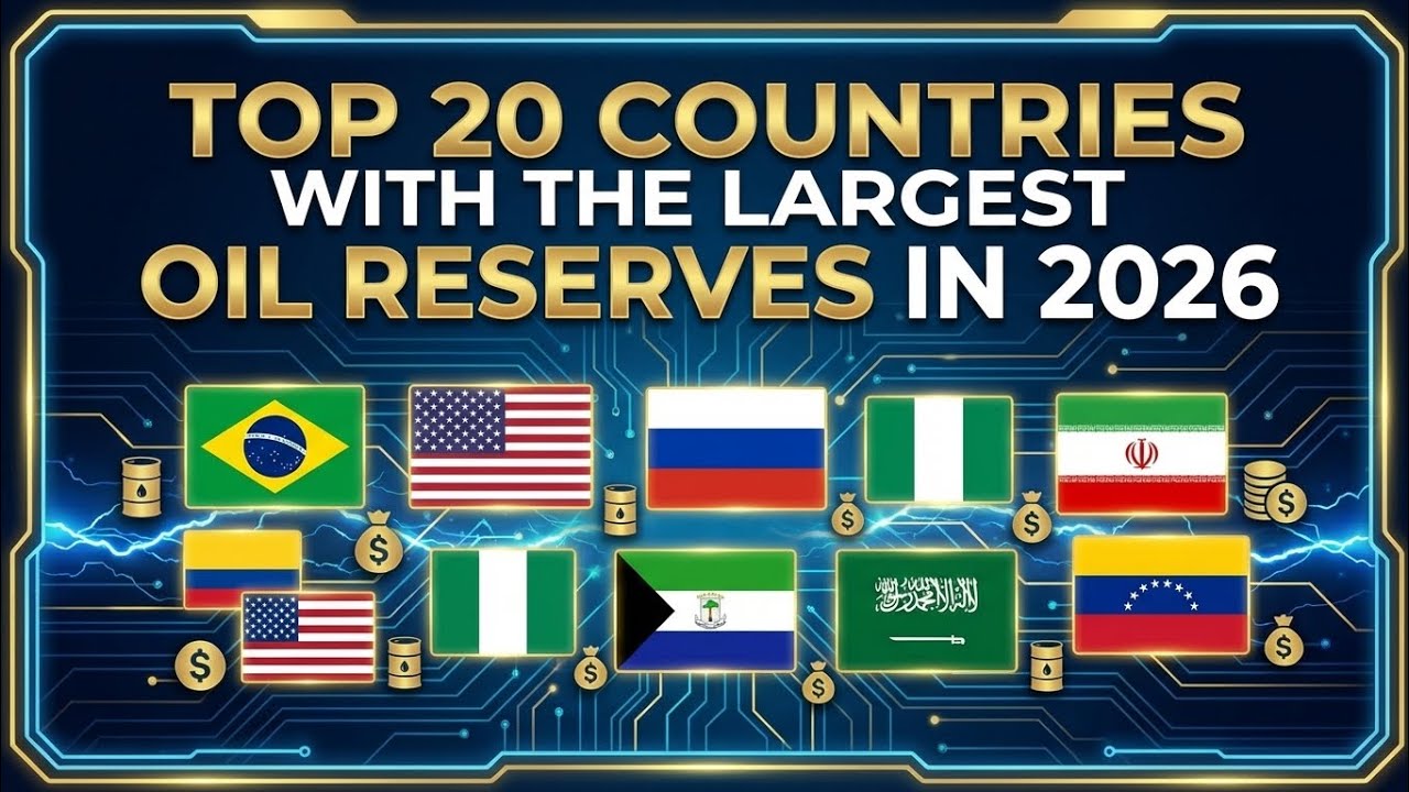 TOP 20 COUNTRIES WITH THE LARGEST OIL RESERVES IN 2026