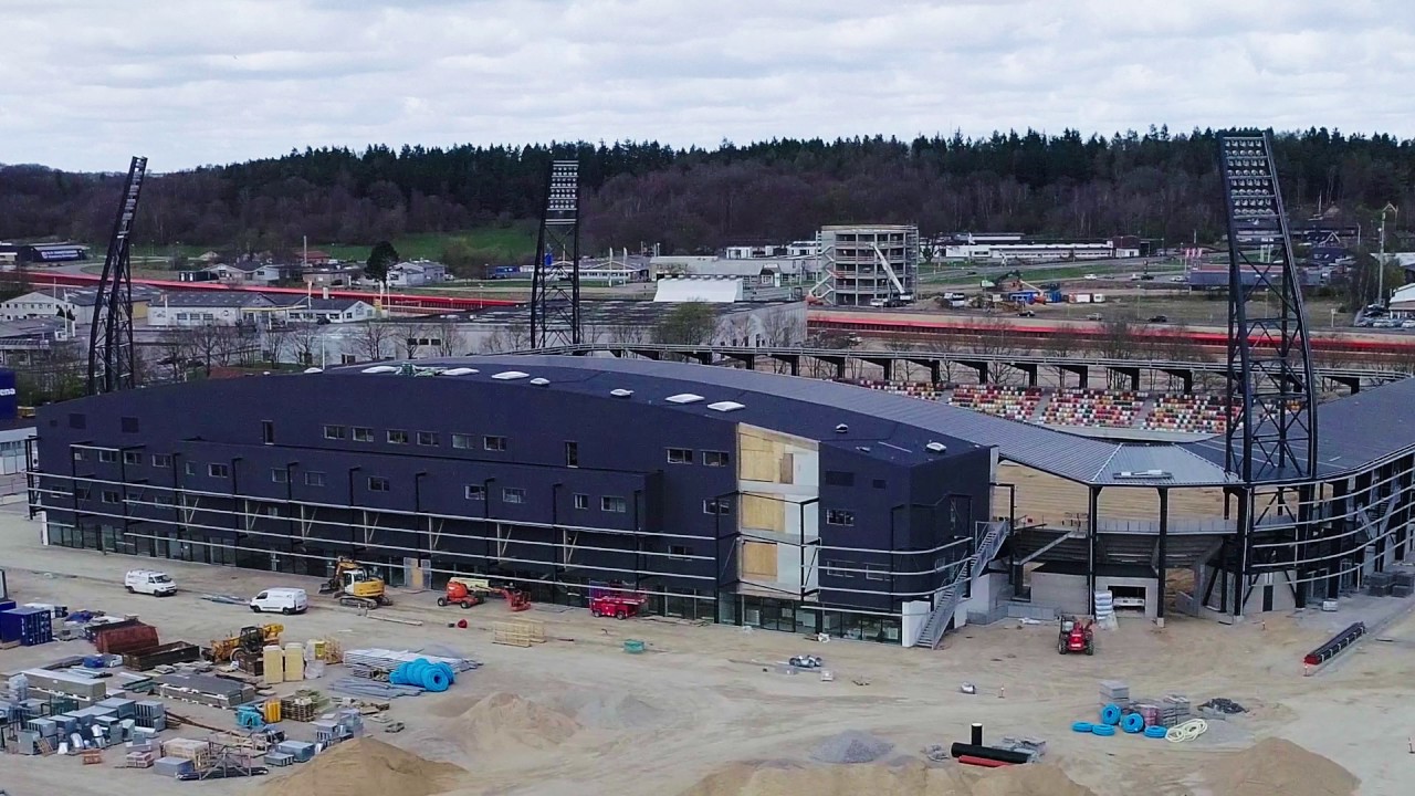 Sådan ser det nye stadion ud oppe fra