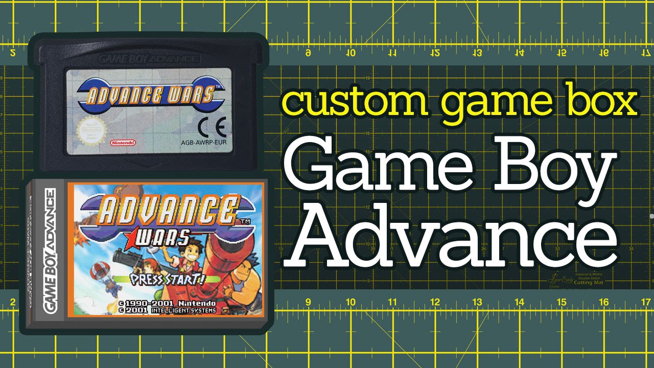 Custom Game Box: Game Boy Advance Boxes