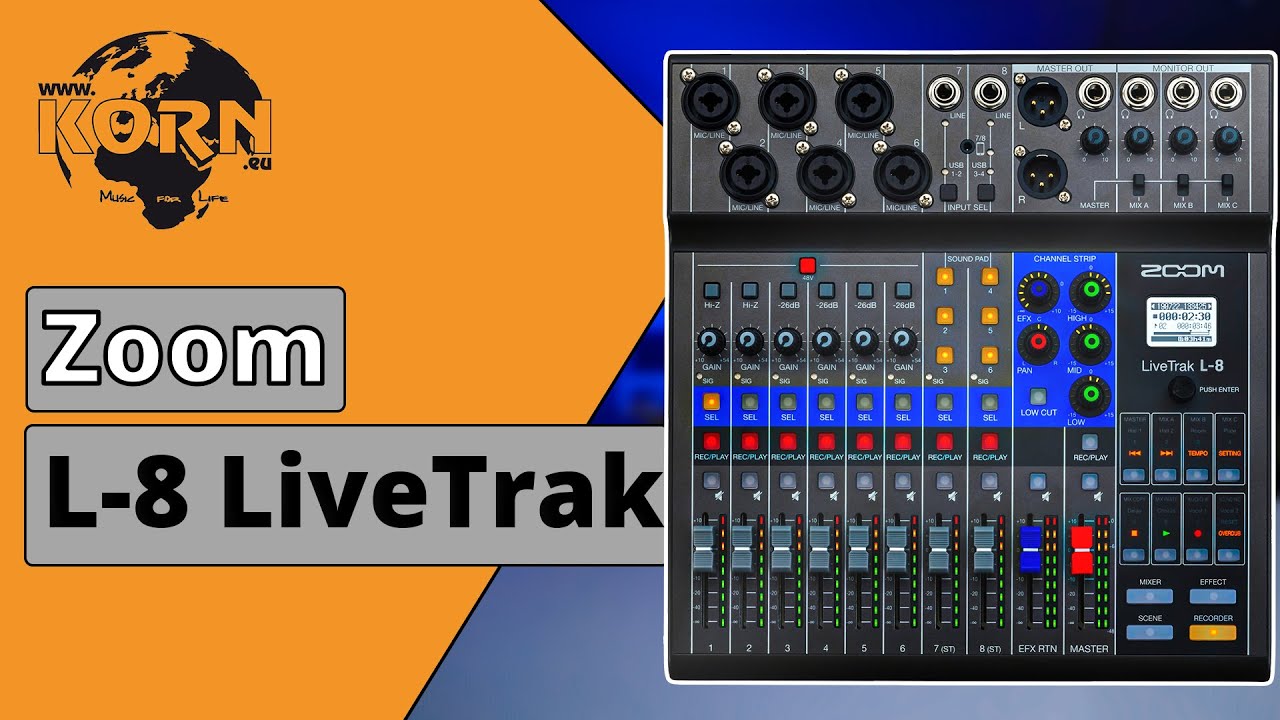 Zoom L-8 LiveTrak | Das Digitale Multitalent | Musikhaus Korn | 4K