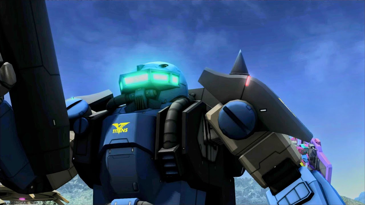 GBO2: Zaku Diver Gameplay3 (Marine Hizack Colors)