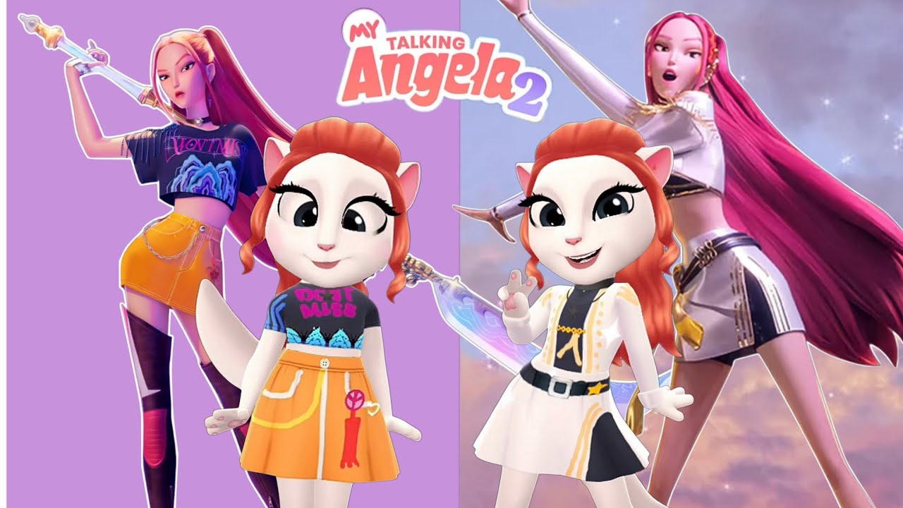 NEW UPDATE ‼️ KPOP DEMON HUNTERS : Mira vs Mira Golden ( My Talking Angela 2 ) Makeover