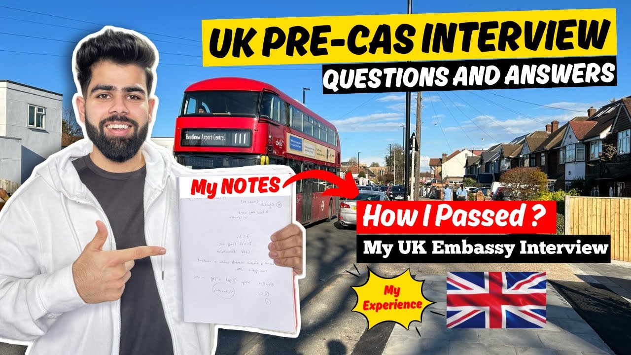 How I Passed UK🇬🇧 Pre-CAS Interview | Questions & Answers for UK Credibility/Pre-CAS Interview 2024