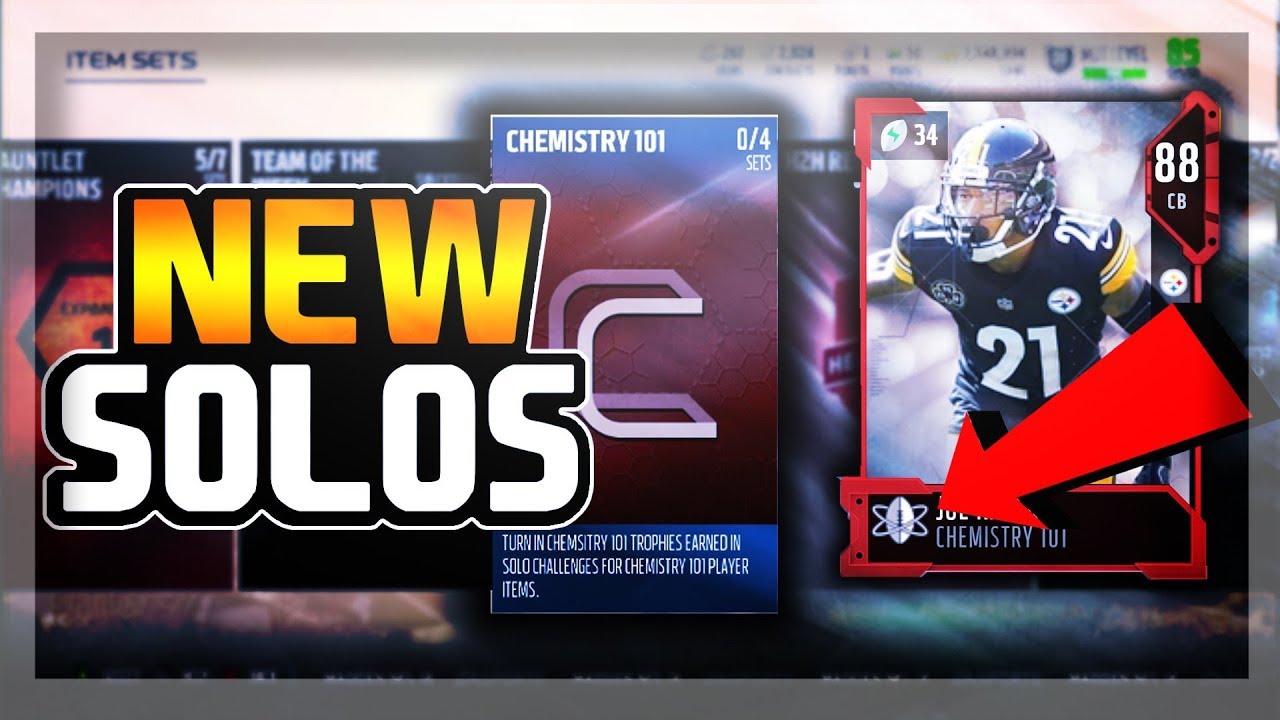 NEW MUT 18 CHEMISTRY 101 SOLOS IN THE GAME!! FINALLY CHEMISTRY SOLOS ARE BACK!!!