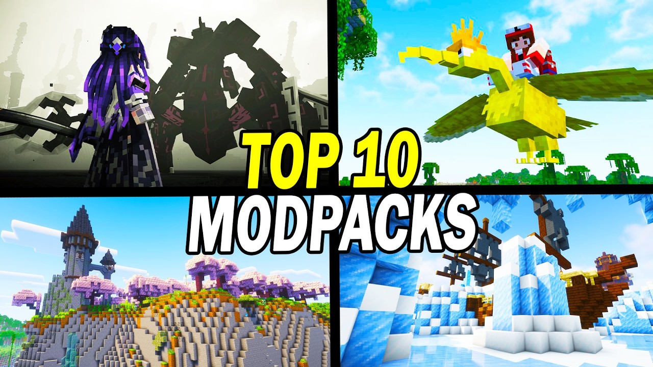 Top 10 BEST Minecraft Modpacks 2026