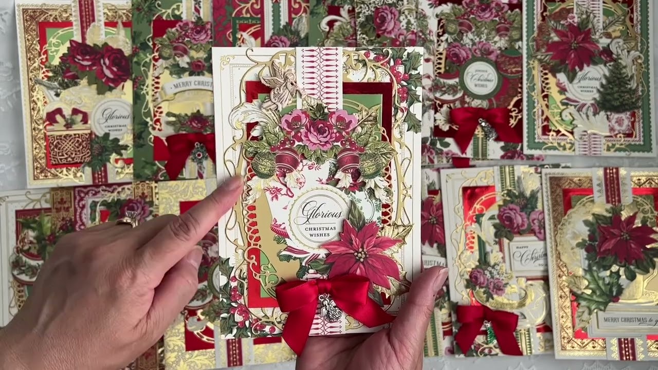 Anna Griffin Christmas Cards #satmornmakes ~ @JillianNorwood #annagriffin