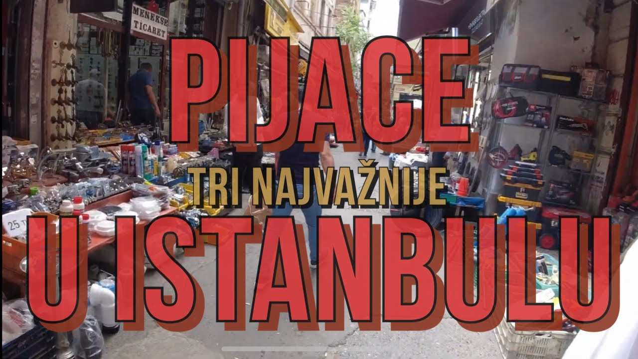 Gdje kupiti odjeću, alat i hranu u Istanbulu? 🇹🇷