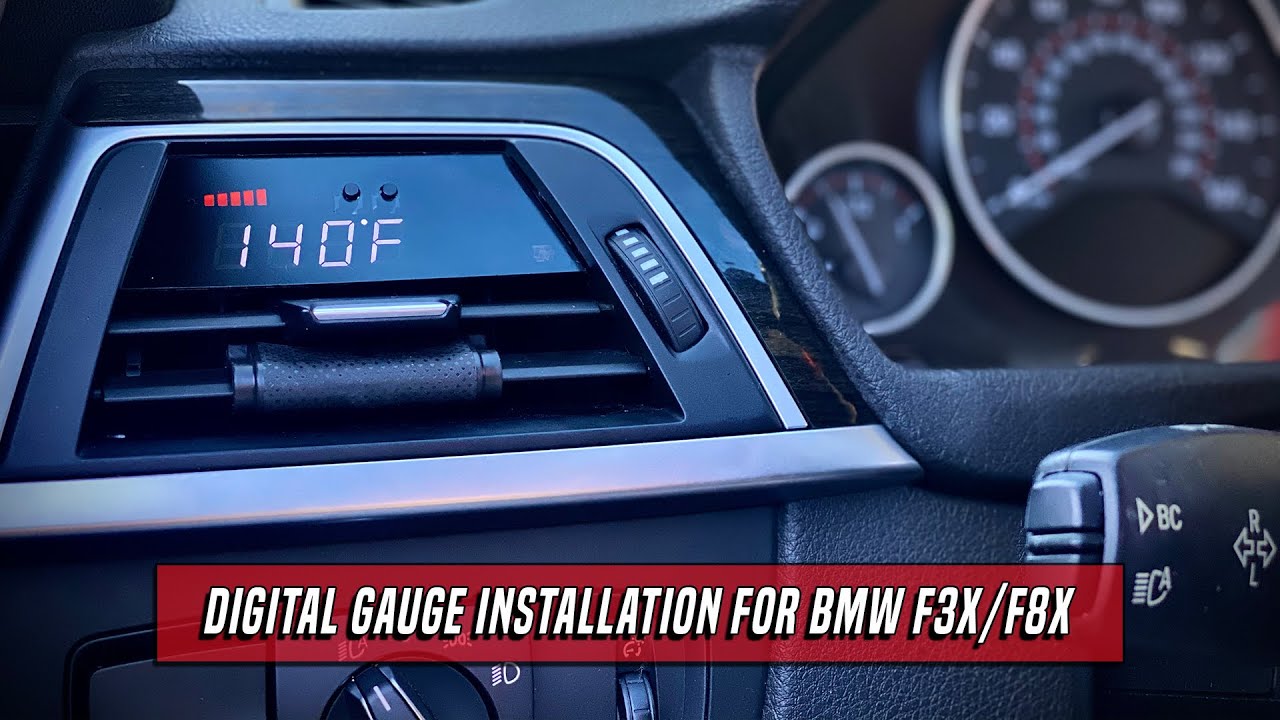 Самый чистый встроенный датчик вентиляции для BMW | Датчик P3 Gauges OBD 2 для BMW F30
