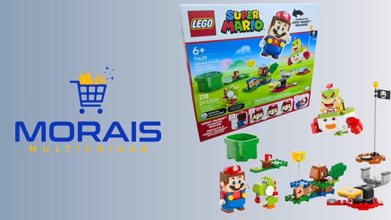 Lego Super Mario Aventuras Interativas com o Lego Mario 71439