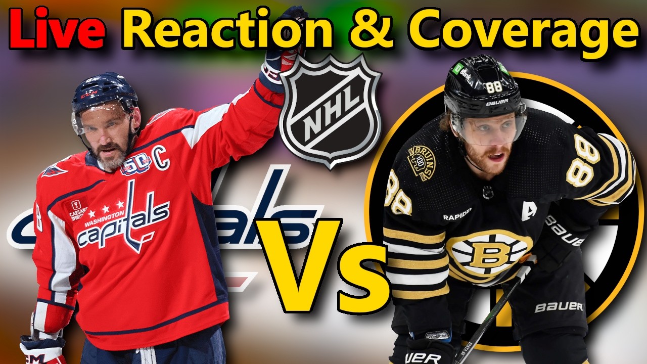 Bruins Can’t Slip Now… | Capitals vs Bruins LIVE Play-By-Play