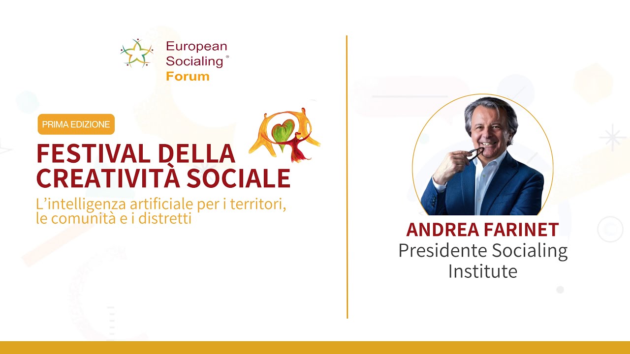 Andrea Farinet &ndash; AI e impatto sociale | Festival della Creativit&agrave; Sociale 2025