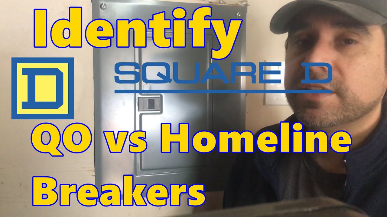 Identify Square D Homeline vs QO Breaker or Breaker Panel
