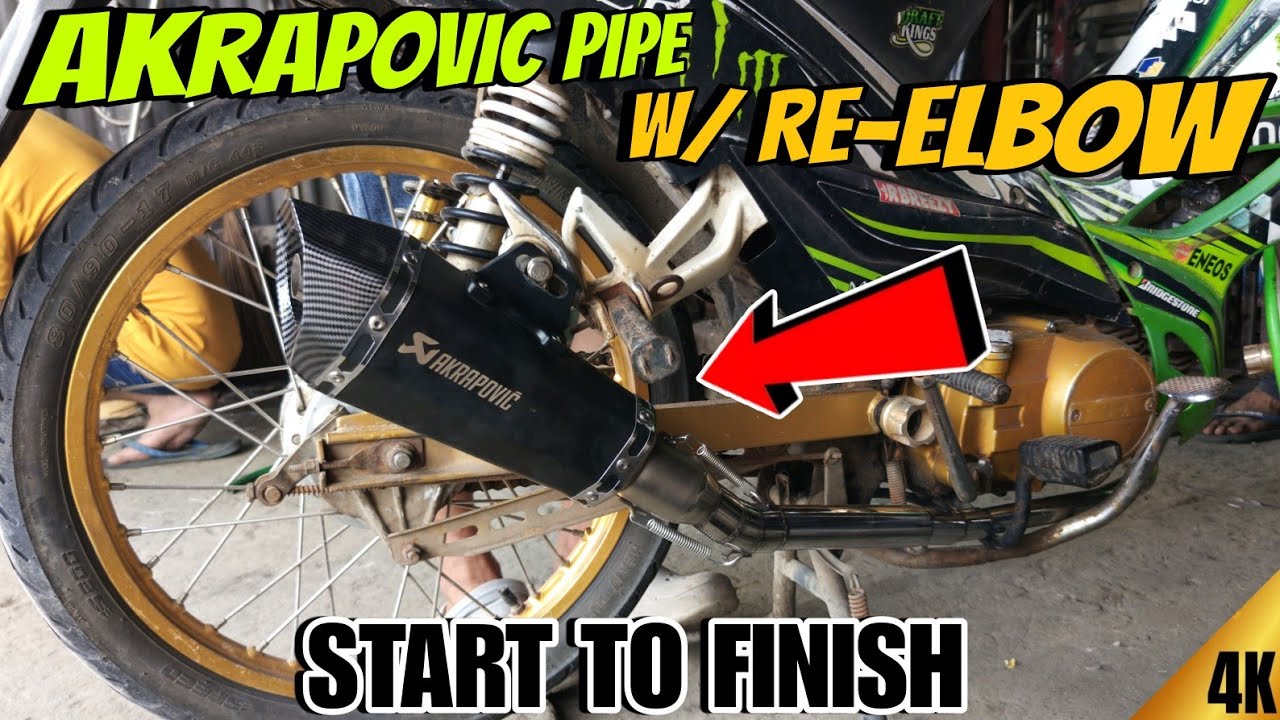 MAKING RE-ELBOW 51mm with AKRAPOVIC PIPE | Start to Finish | R.M. MENDOZA MUFFLER SALAPUNGAN TARLAC