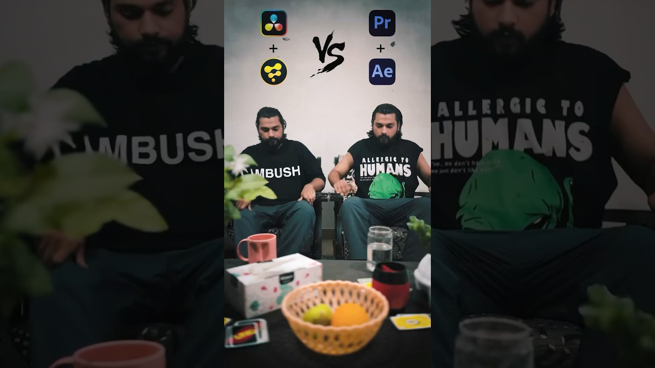 #adobe vs #davinciresolve what your favourite !? #edit #aftereffects #vision #premierepro