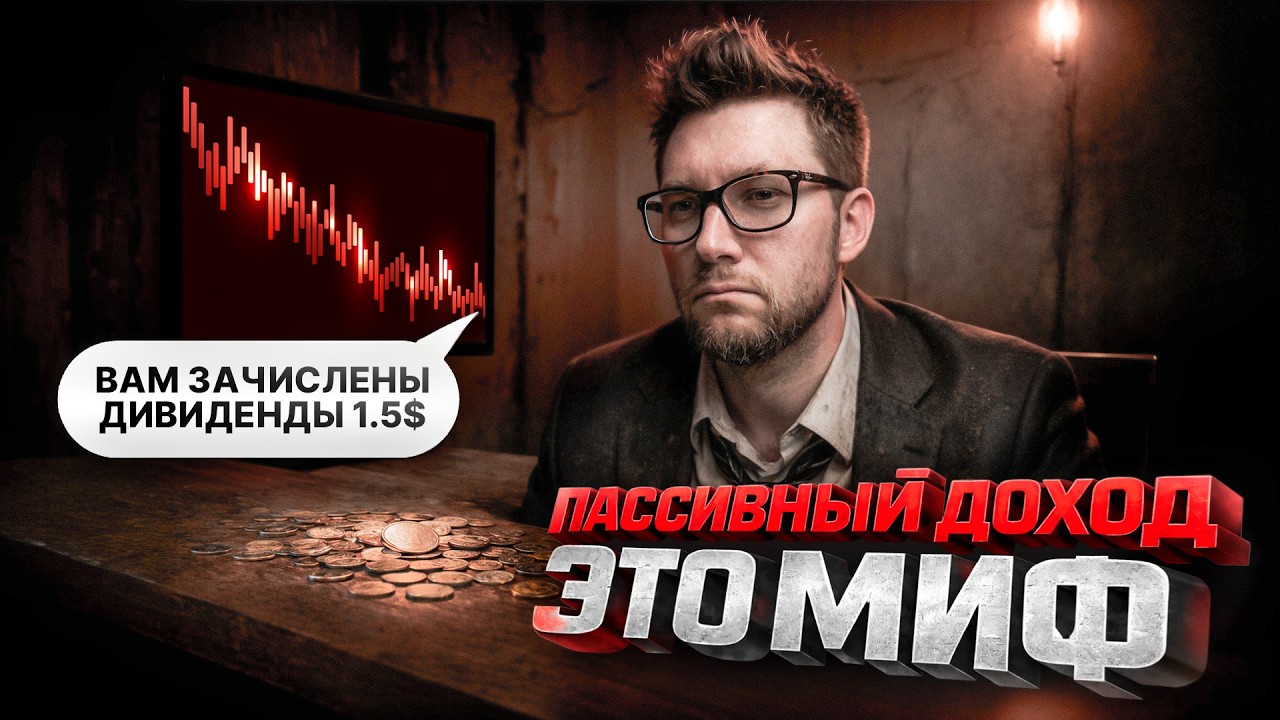 У ТЕБЯ НИКОГДА НЕ БУДЕТ ПАССИВНОГО ДОХОДА. Пассивный доход это миф и вот почему.