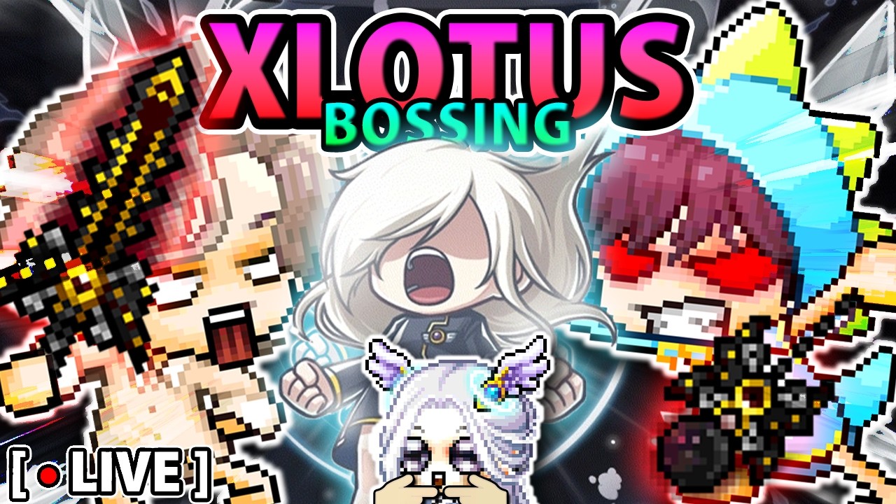 ☀️MORNING BOSSING?!🔥XLOTUS TIME⚡MAJOR BOSSING DAY🧨GRANDIS BOSSES⚔️BOSS MULES | Maplestory Hyperion