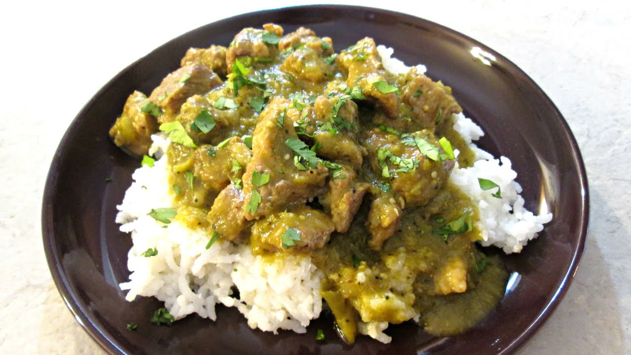 Pork Chile Verde - Mexican Restaurant Cooking Secrets - PoorMansGourmet