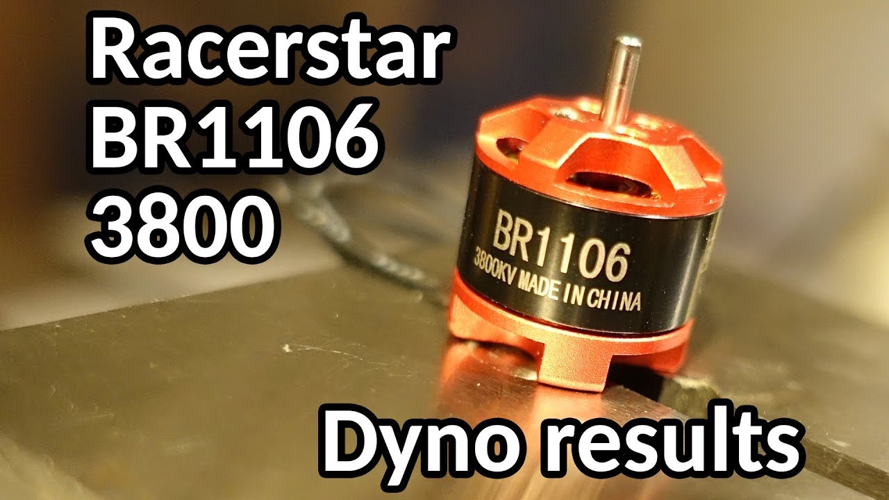 Racerstar BR1106-3800kv Dyno results