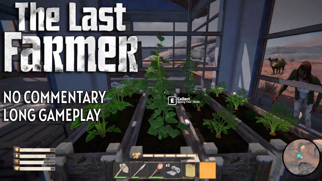 The Last Farmer | no commentary long gameplay zombie survival simulator game