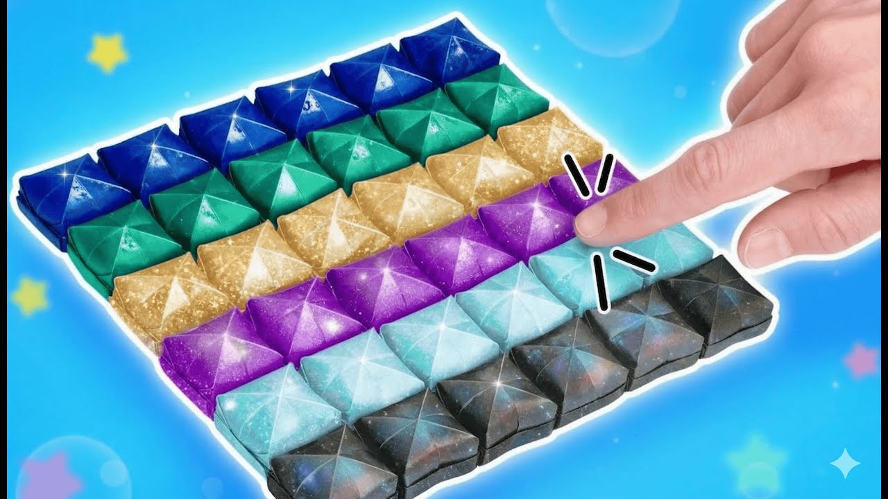 Crea giocattoli Pop It di carta a casa 🤩 Facili lavoretti fai-da-te di carta per bambini