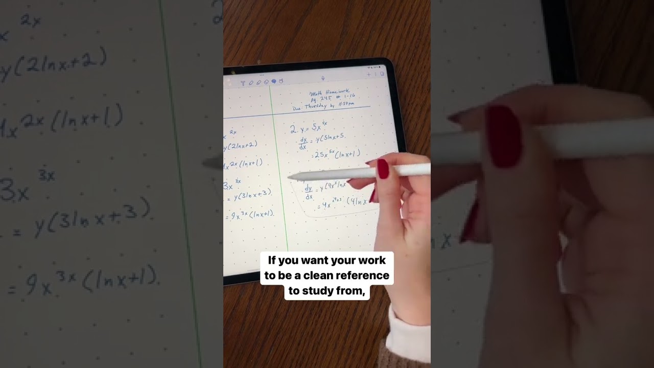 Here&rsquo;s a little known Notability hack for the neatest math notes ever 👏😍 Did you know about this?