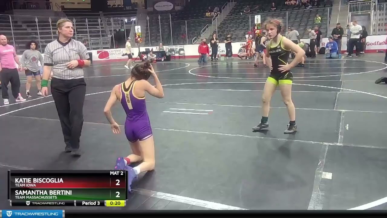 100 Lbs Cons. Semi - Samantha Bertini, Team Massachussets Vs Katie Biscoglia, Team Iowa 59c9