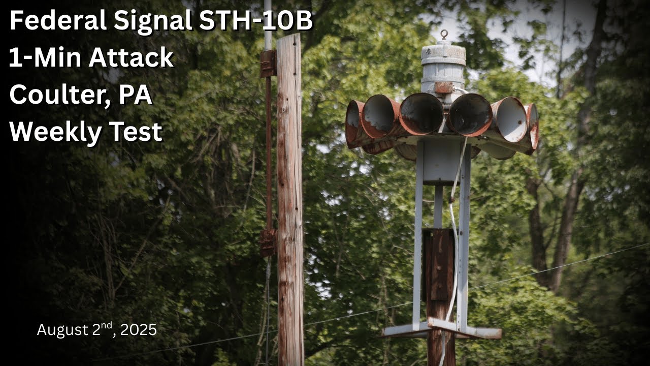 Federal Signal STH-10B | 1-Min Attack | Coulter, PA (Allegheny Co.)