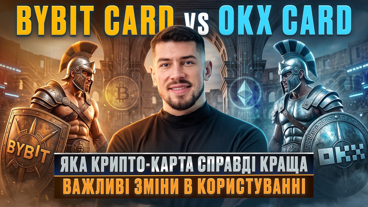BYBIT CARD ЧИ OKX CARD | ЯКА КРИПТО-КАРТА НАЙКРАЩА ДЛЯ ОПЛАТИ КРИПТОЮ | КУРС, КЕШБЕК ТА НОВІ УМОВИ