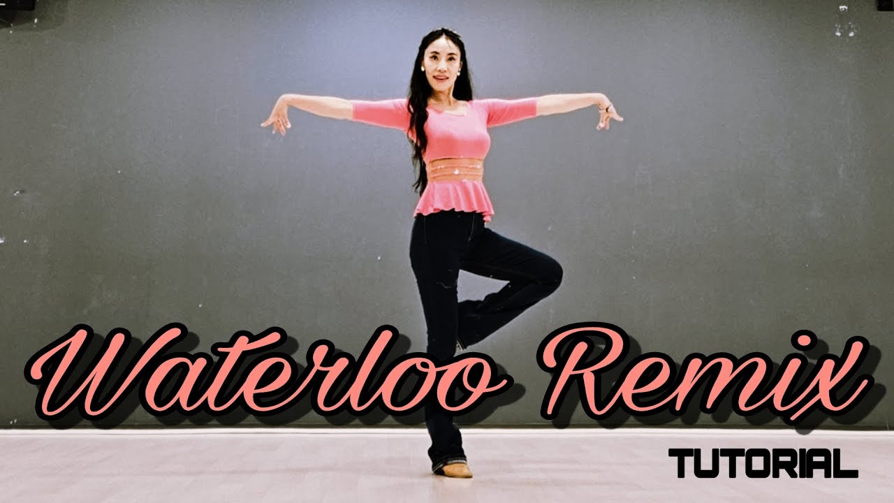 Waterloo Remix Linedance by Sue (Tutorial)/익숙하고 흥겨운 음악에 히치와 샤쎄가 재미있는 초중급댄스 ~