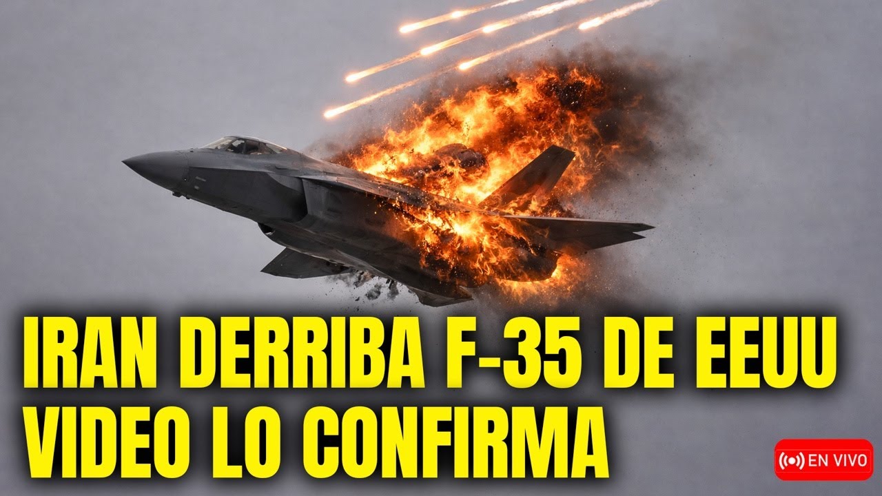 🚨IRAN DERRIBA UN F-35 DE ESTADOS UNIDOS!IMÁGENES DEL IMPACTO