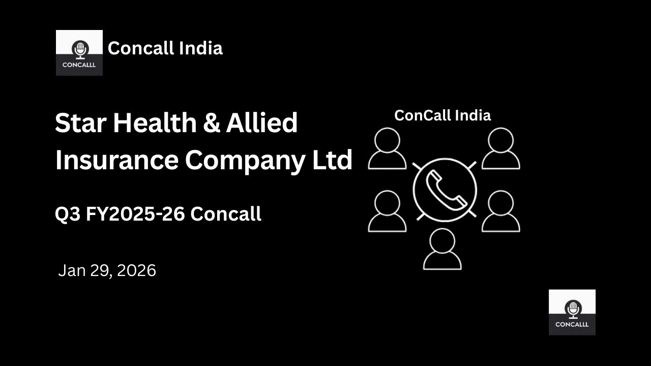 Star Health & Allied Insurance Company Ltd Q3 FY2025-26 Concall