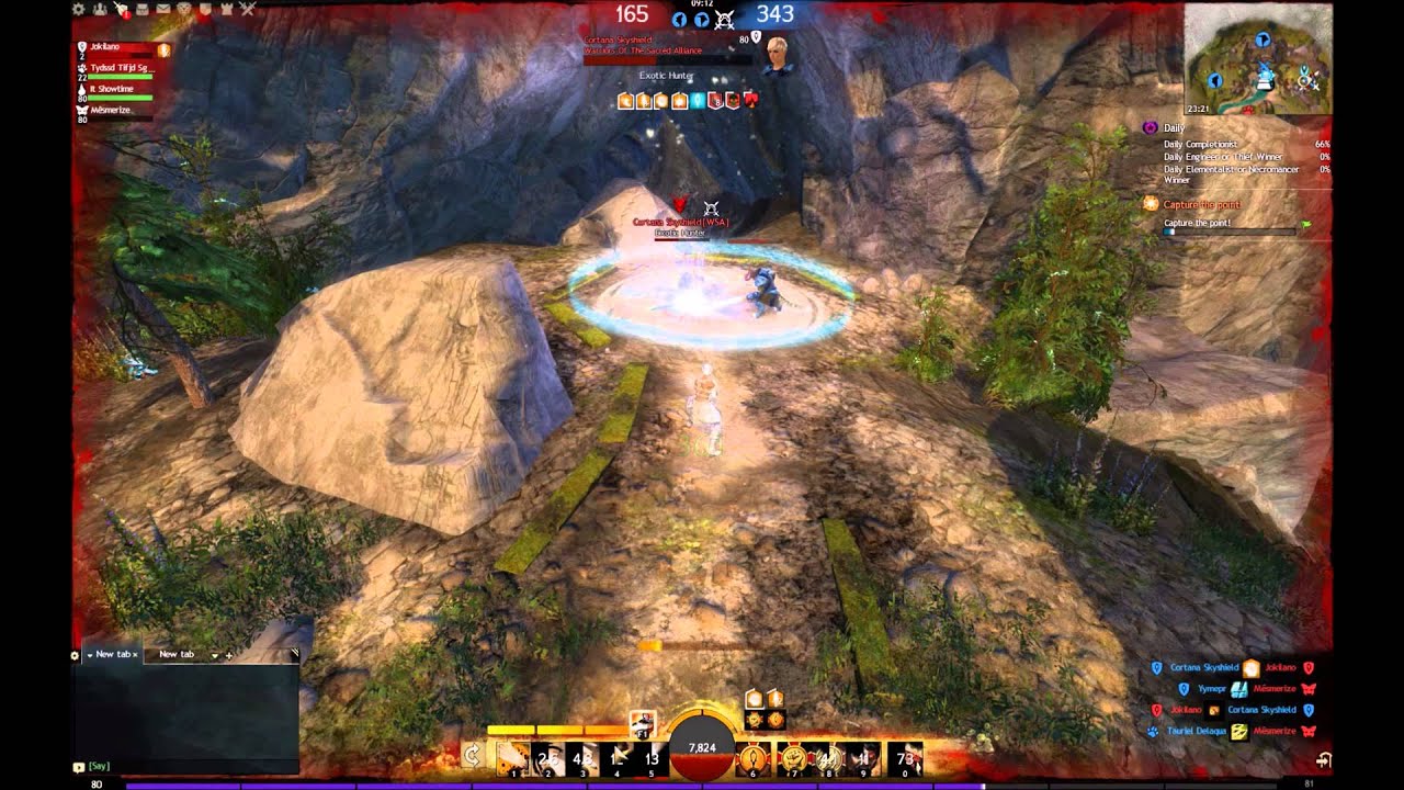 Guildwars 2 after patch june 23 2015  PVP warrior rifle gs 22k hits