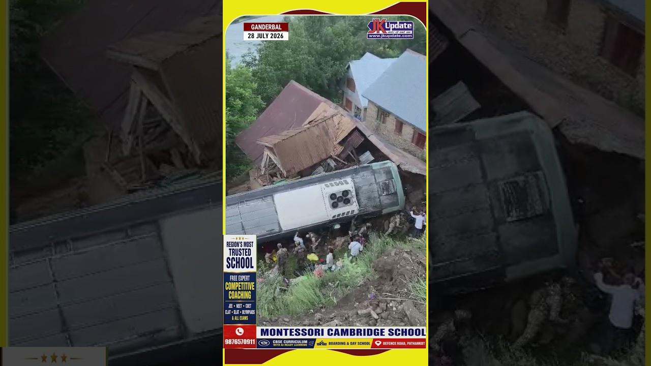 33 Pilgrims injured as Yatra Bus skids off road in Gund Ganderbal