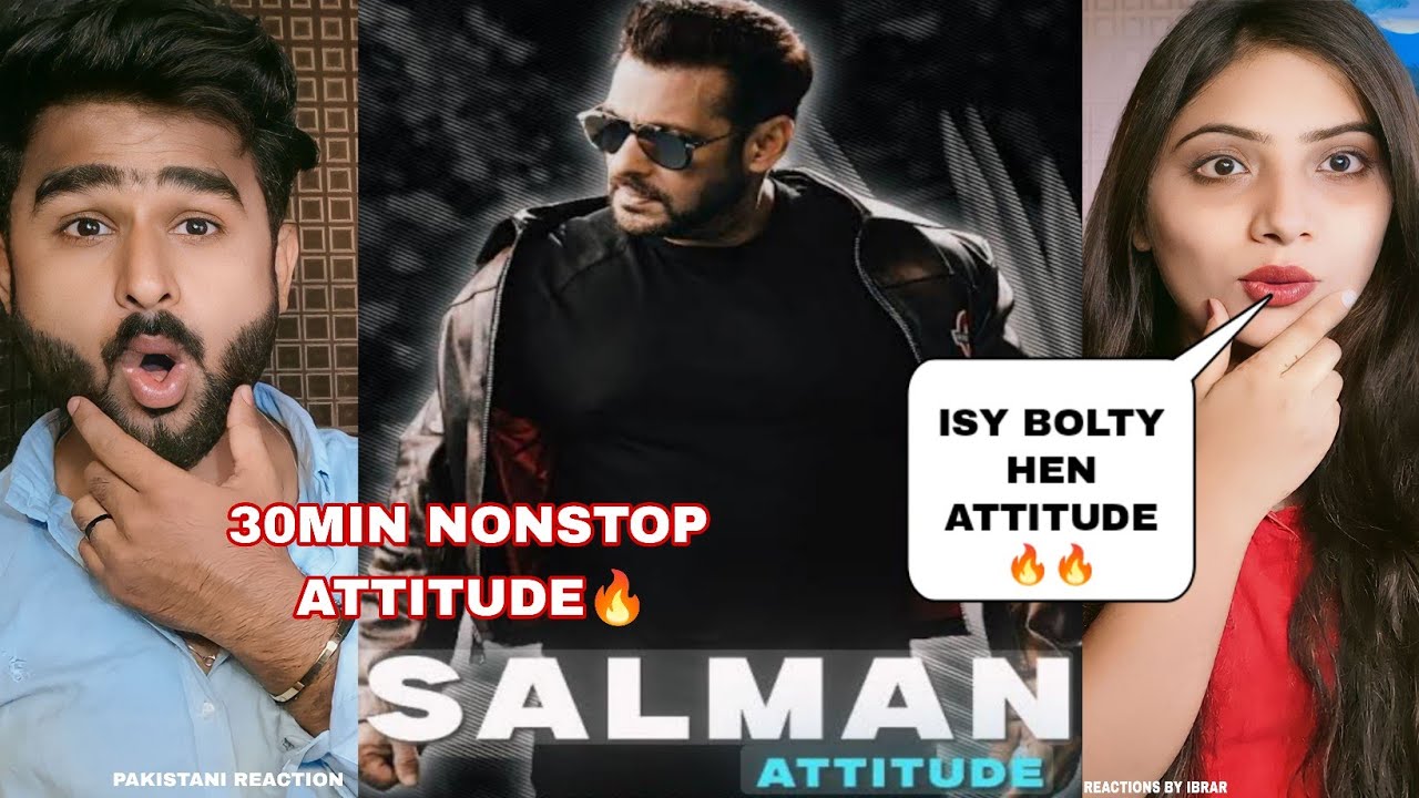 Pakistani Couple Reacts To Salman Bhai Attitude videos|Salman Khan Sigma Male Edits