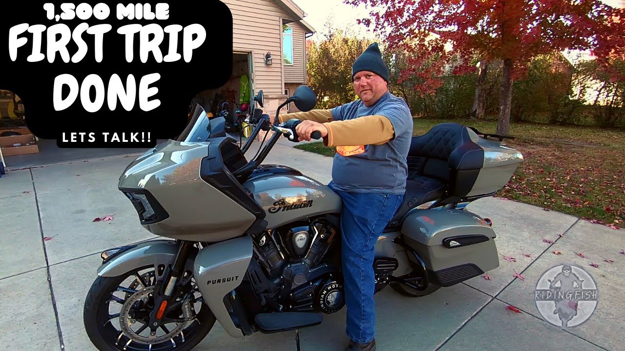 @Indian_Motorcycle Pursuit Quartz Gray review | First trip in the books