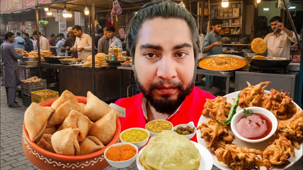 Baba Shada Pakode Wala  | Best Puri Halwa Nashta Point | Kasur Ka Behtreen Breakfast 