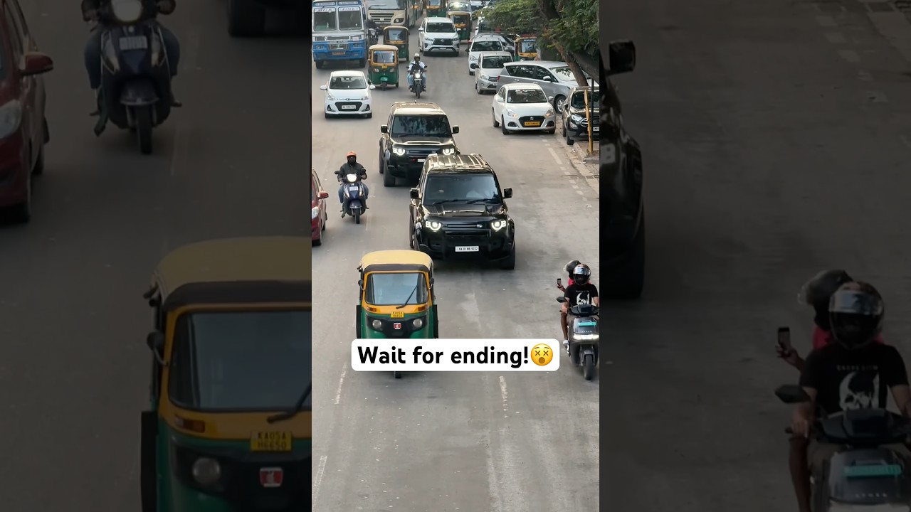 Bangalore traffic is unexpected!💀 #supercar #mustang