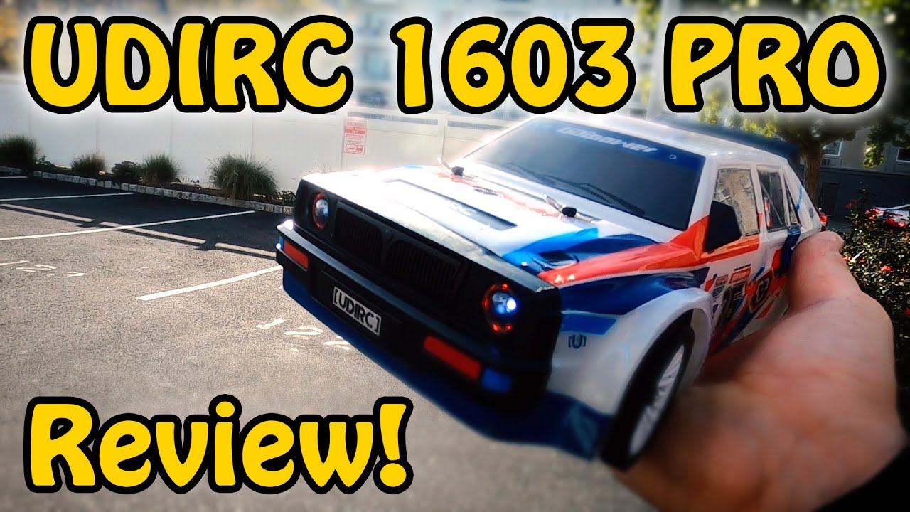 Brushless 1/16 Scale RC Rally Car UDIRC 1603 Pro - Open Box & Review