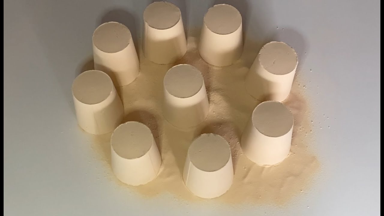 #ASMR 3 Baking Soda Crunch Videos #356