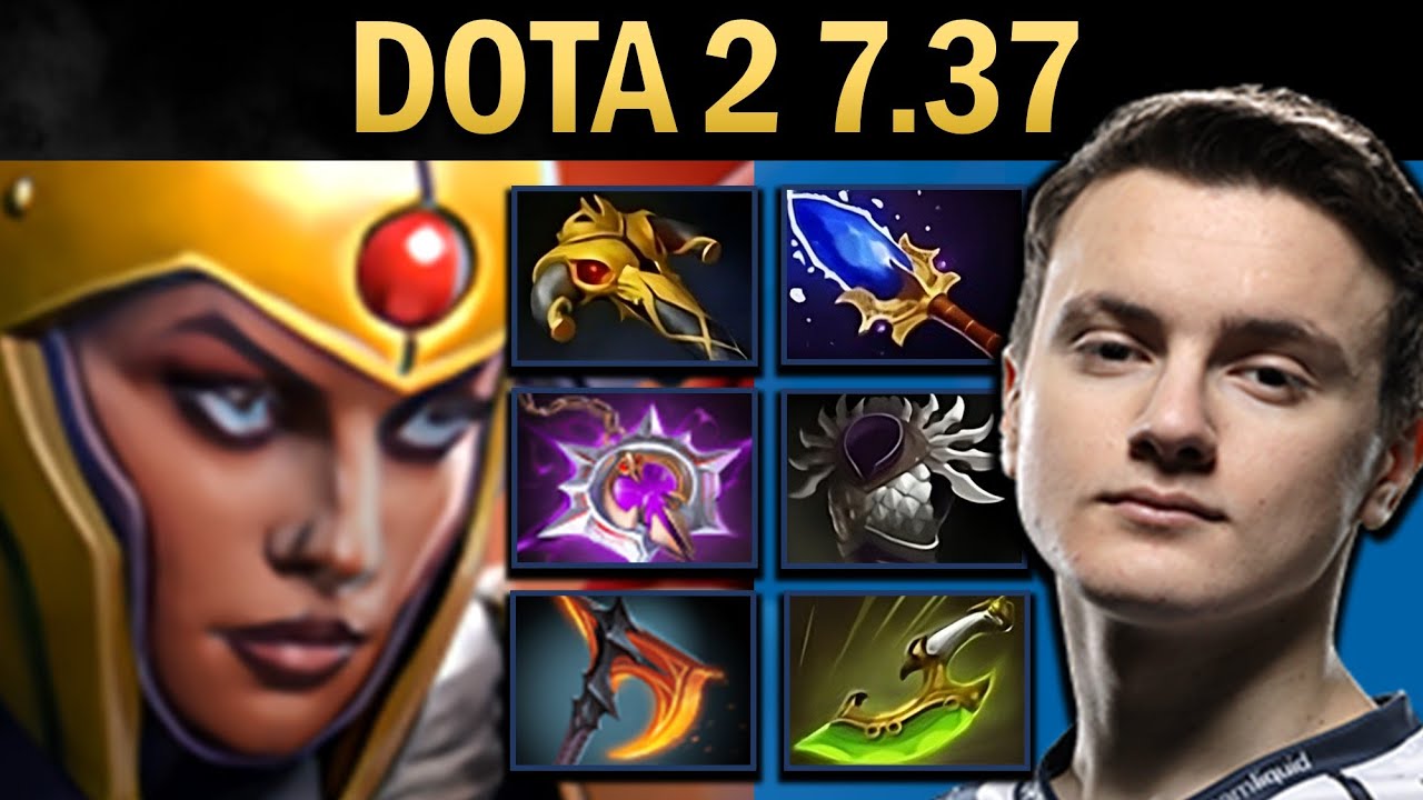 Legion Commander Gameplay Miracle with Axe and Nullifier - Dota 7.37