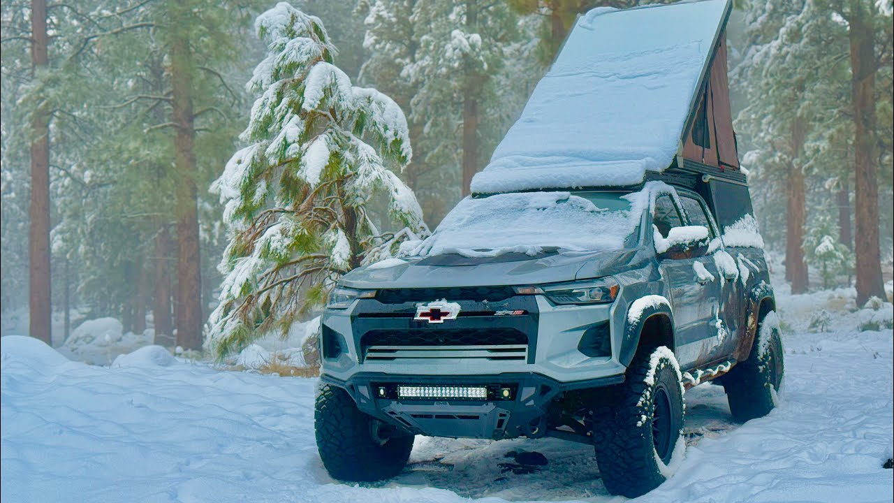 Тестирую свой новый кемпер Go Fast в метель! | Путешествие по Колорадо ZR2 2025 года