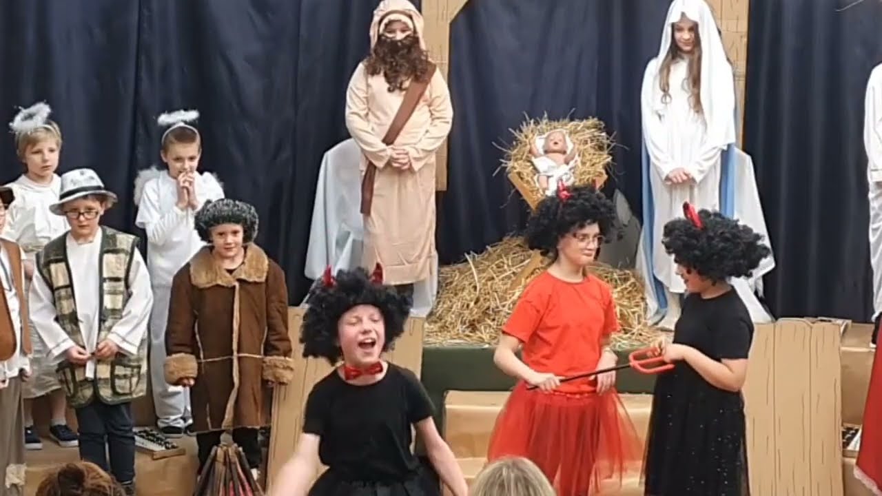 Jasełka w klasie 3a w Szkole Podstawowej nr 5 w Bytomiu, 15 grudnia 2022r.