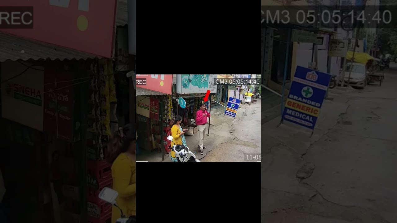 See What Happened To This Man At a Shop | cctv camera video | #cctv #hidden #viral #shorts #humanity