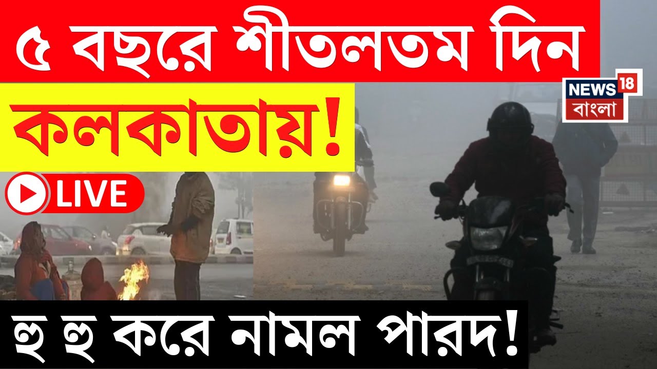 Weather Update Today LIVE | বছর শেষে জাঁকিয়ে শীত! | দিনভর হাড়কাঁপুনি ঠান্ডা Kolkata য়।Bangla News