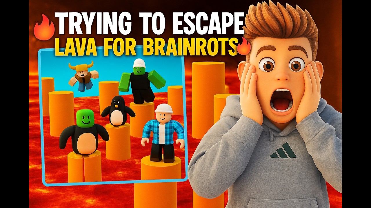 Trying Escape Lava for Brainrots!